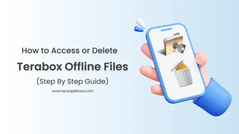 How to Access or Delete Terabox Offline Files
